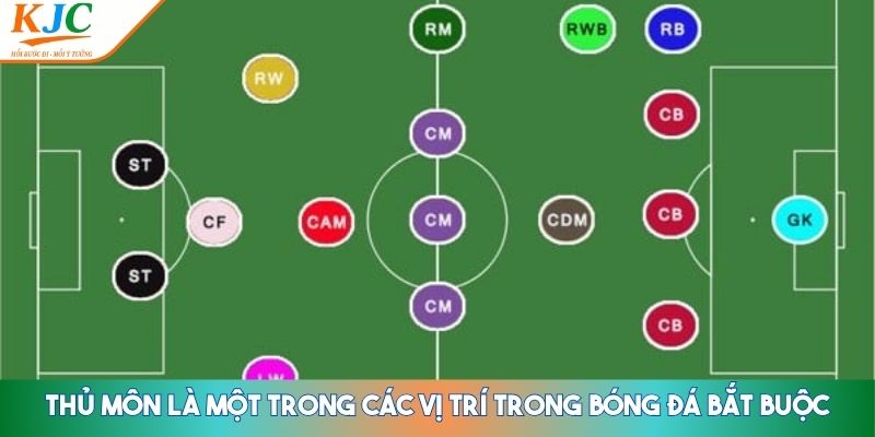 Các vị trí trong bóng đá