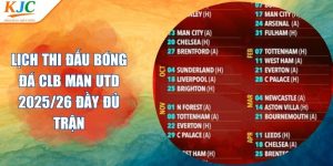 Lịch Thi Đấu Bóng Đá CLB Man Utd